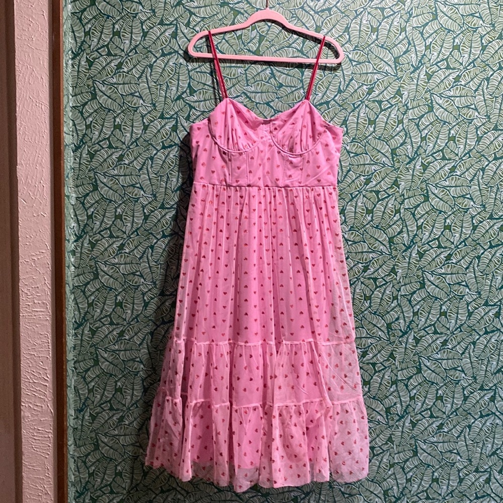 Betsey Johnson tulle heart dress